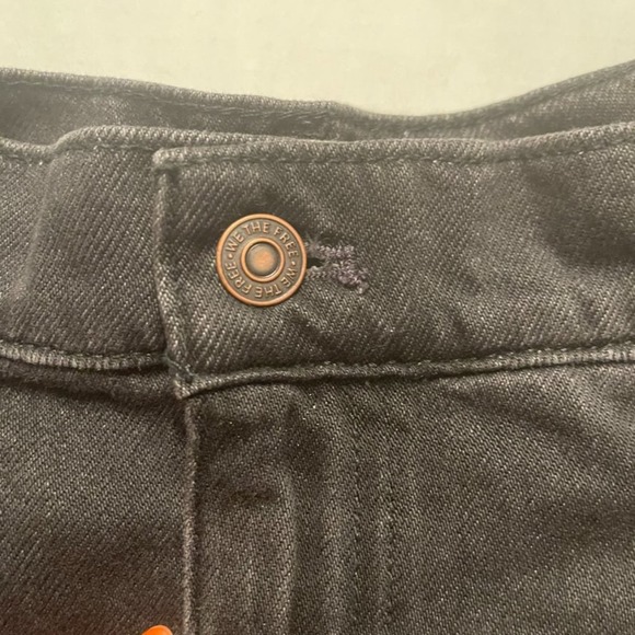 NWT Free People Women's Night Cosmico Flirt A-Line Denim Mini Skirt Size 30 - Picture 6 of 11